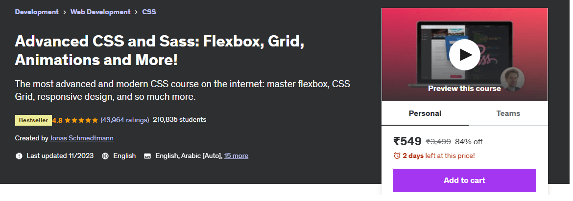 12 Best CSS Courses For Web Developers Online (Updated 2025 ...