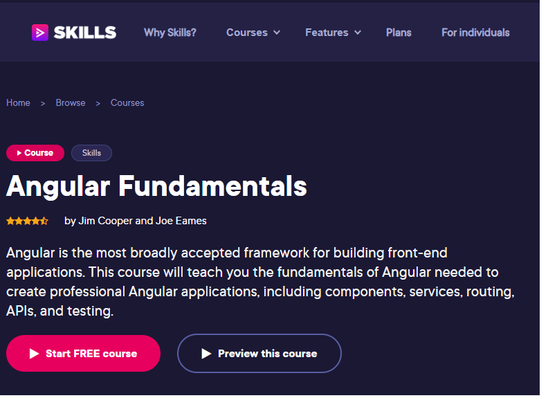 Angular Fundamentals