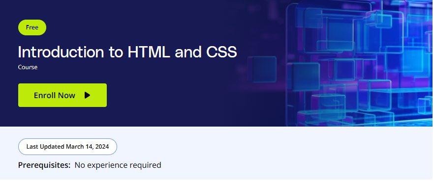 Introduction to HTML and CSS