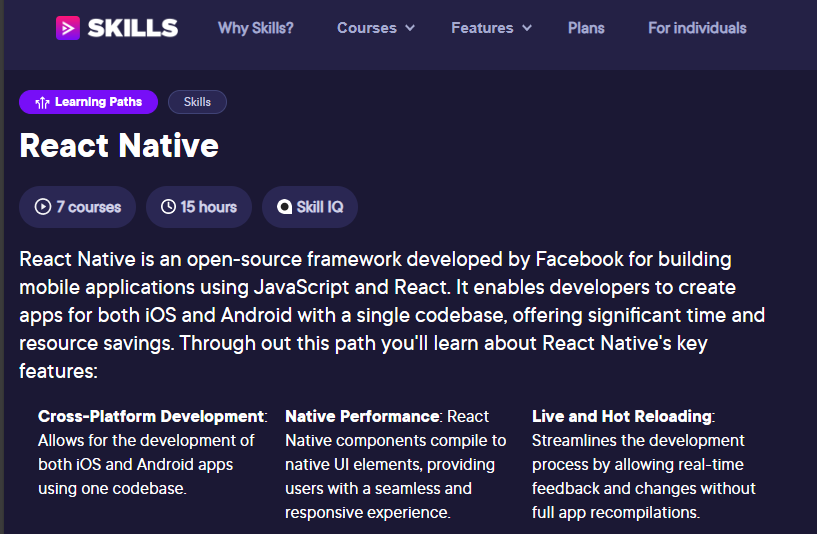 React Native - learning Path