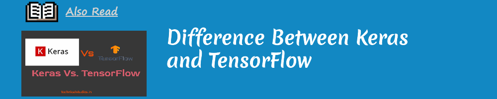 difference between keras and tensorflow