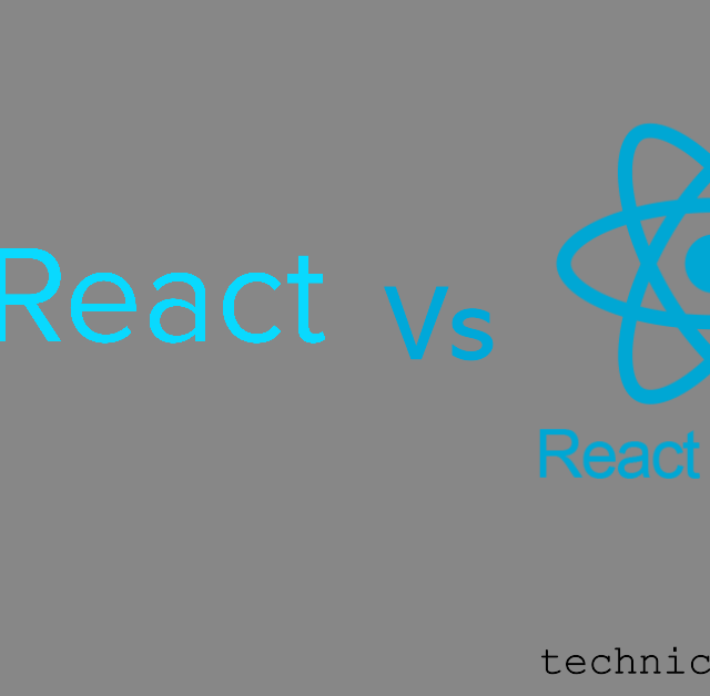 React vs react native