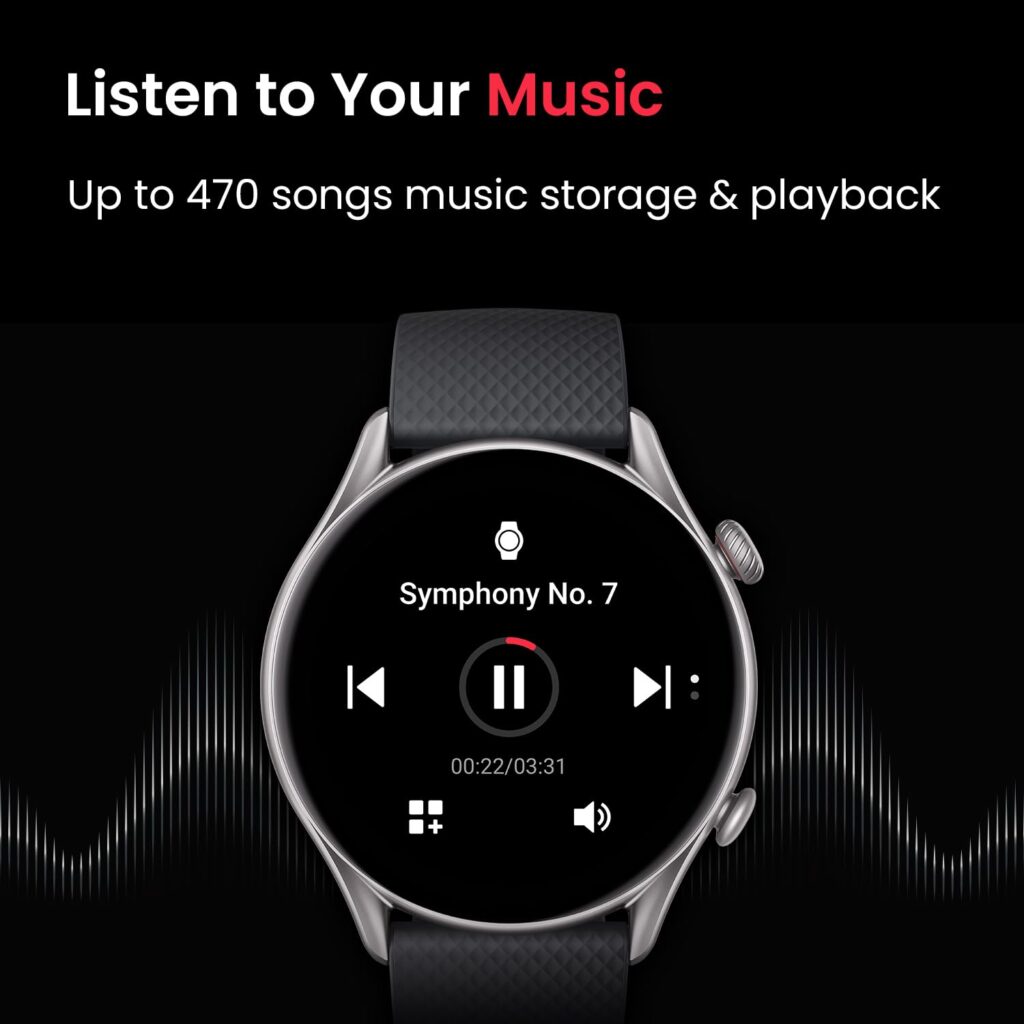 Amazfit GTR 4 Music Control