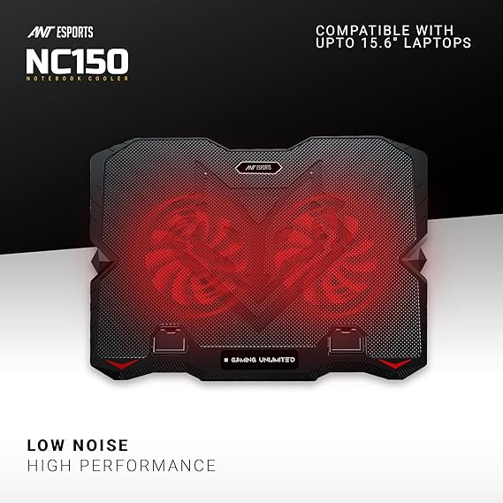 Ant Esports NC150 Ultra Slim and Sturdy Portable Laptop Cooling Pad