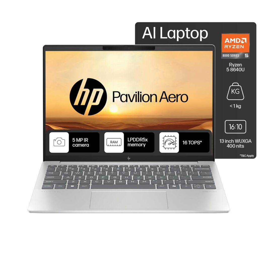 HP Pavilion Aero AI Laptop