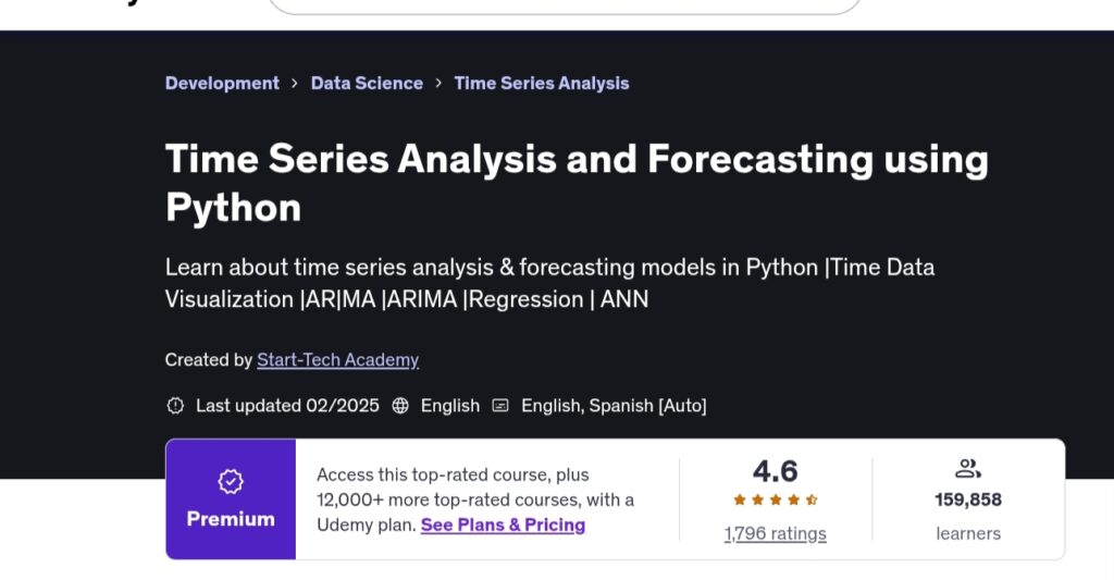 Time Series Analysis
