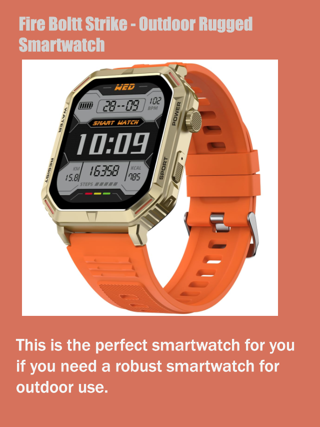 Fire Boltt Strike – Outdoor Rugged Smartwatch