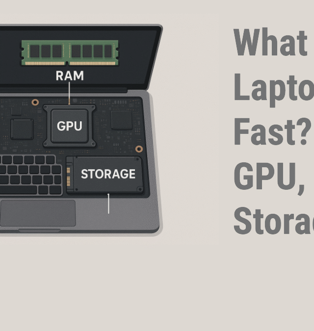 What Makes a Laptop Really Fast - CPU, GPU, RAM, or Storage