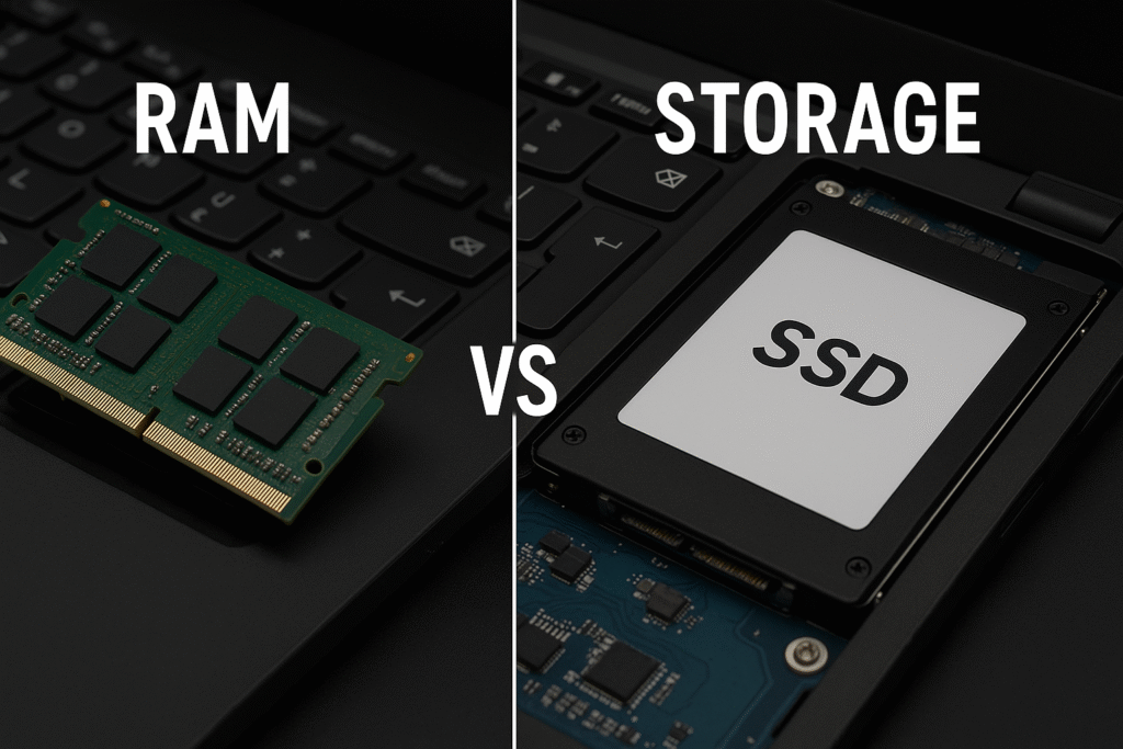 RAM vs Storage RAM vs Storage