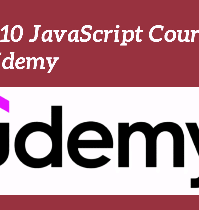 JavaScript Courses on Udemy