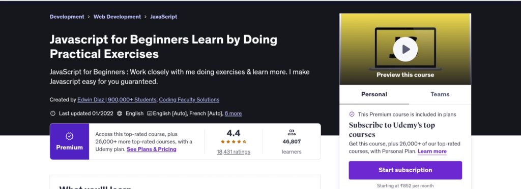 JavaScript for Beginners