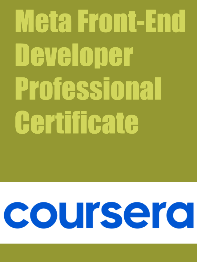 Meta Front-End Developer Professional Certificate