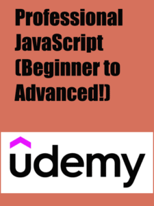 Professional JavaScript - Beginner to Advanced