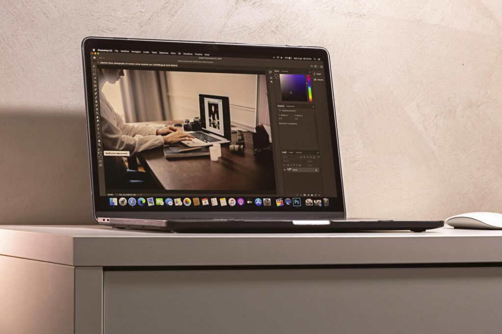 design work on laptop design work on laptop
