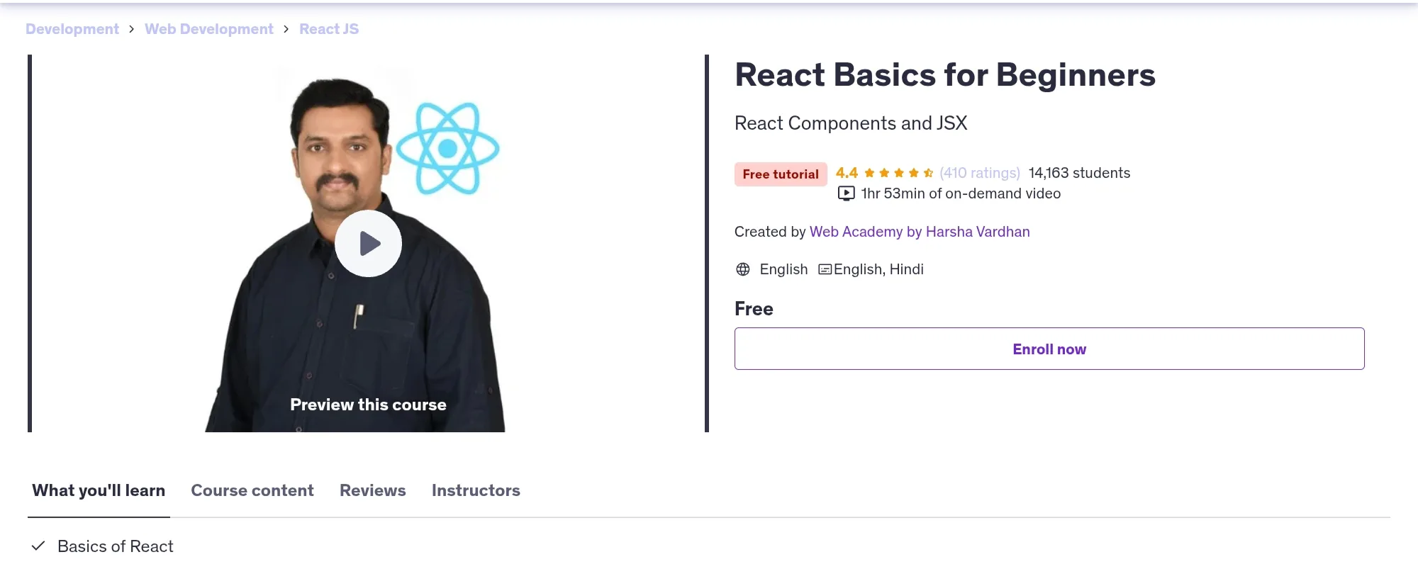 React Basics for Beginners React Basics for Beginners