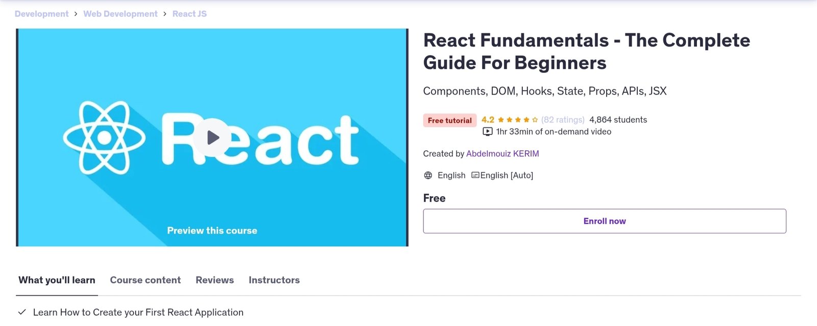 React Fundamentals – The Complete Guide For Beginners React Fundamentals – The Complete Guide For Beginners