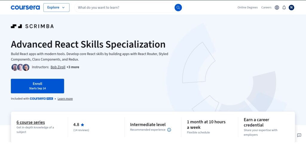 Advanced React Skills Specialization