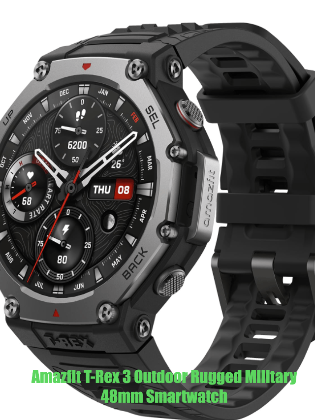 Built for the Wild – Amazfit T-Rex 3 with Military Ruggedness, 27-Day Battery & GPS Mastery