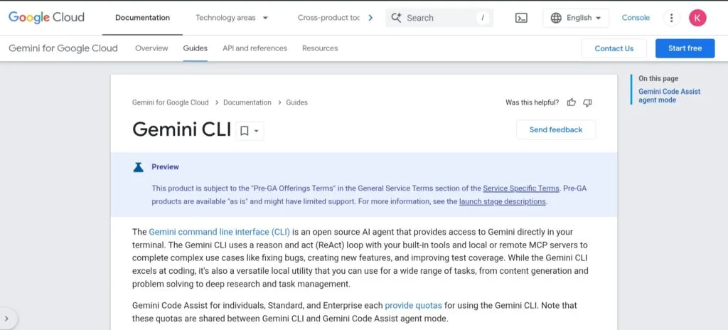 Gemini CLI Gemini CLI