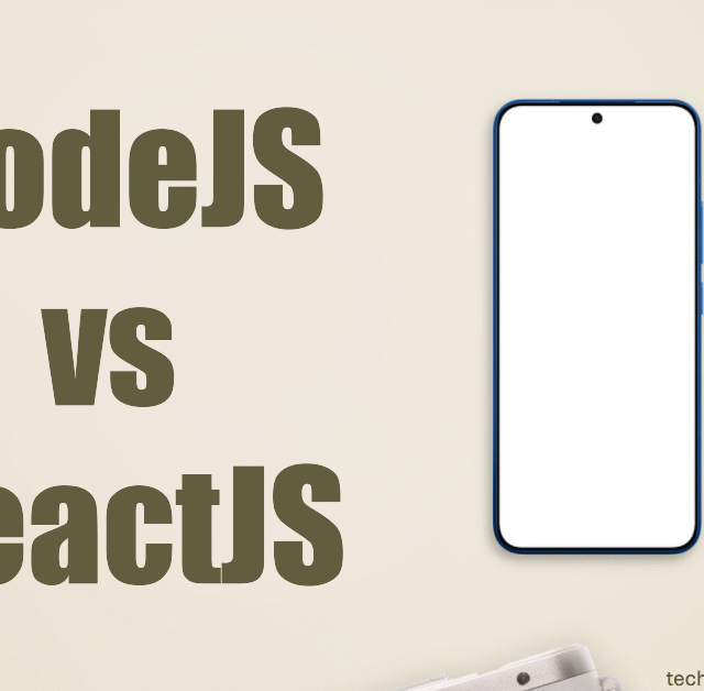 NodeJS vs ReactJS