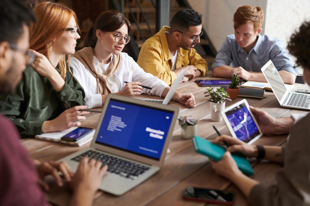 People Working on Web development projects