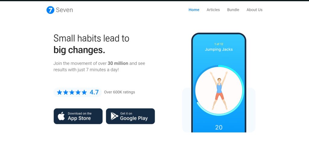 Seven Fitness App Seven Fitness App