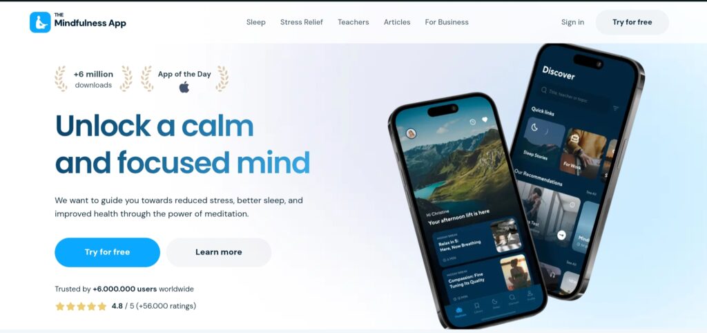 The Mindfulness App The Mindfulness App