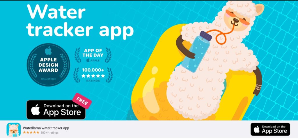 Waterllama Water Tracker App Waterllama Water Tracker App