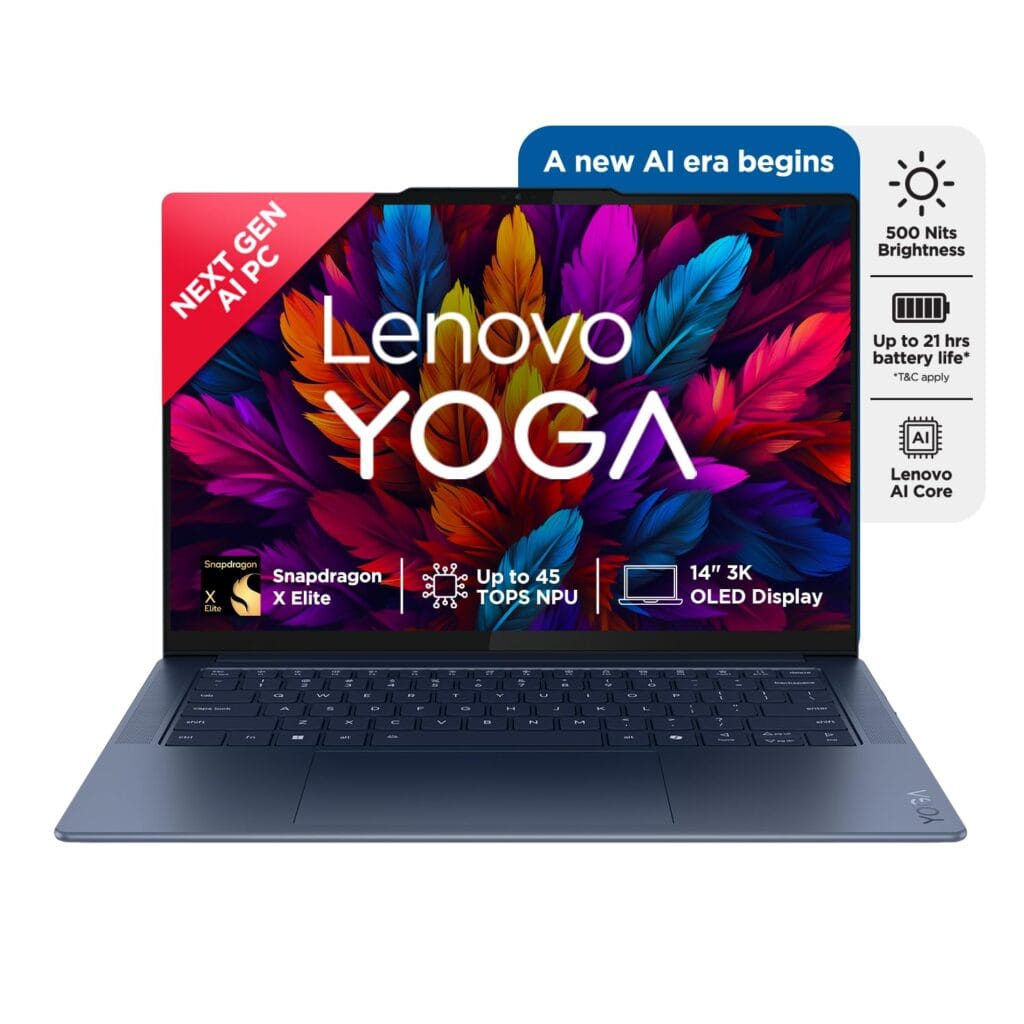 Lenovo Yoga Slim 7 Snapdragon X Elite X1E Touchscreen Laptop