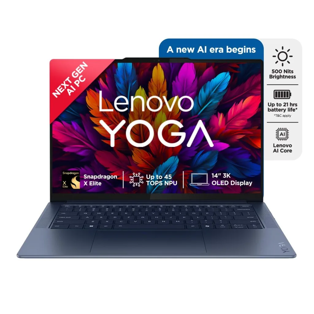 Lenovo Yoga Slim 7 Snapdragon X Elite X1E Touchscreen Laptop