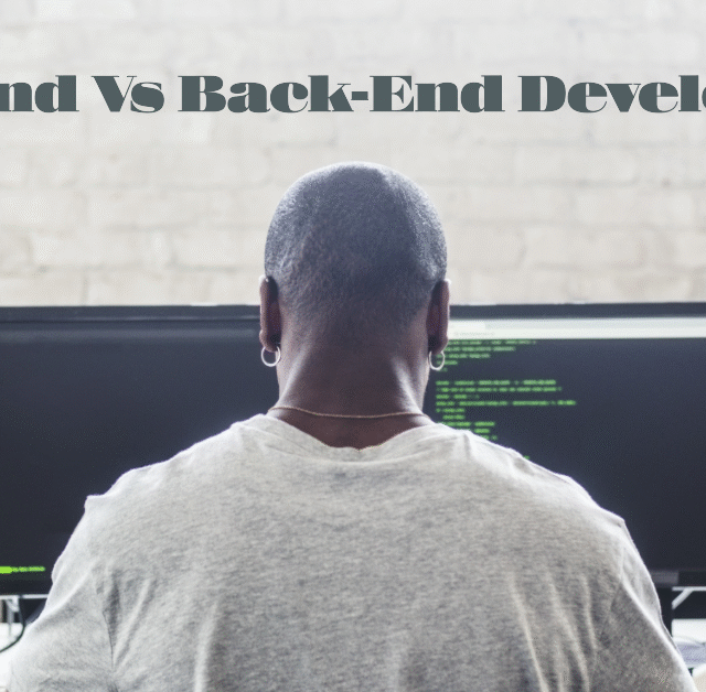 front-end vs back-end development