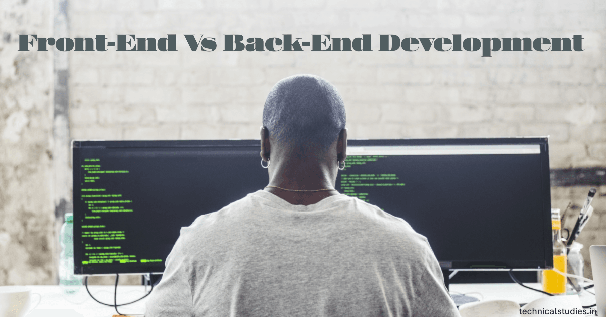 front-end vs back-end development