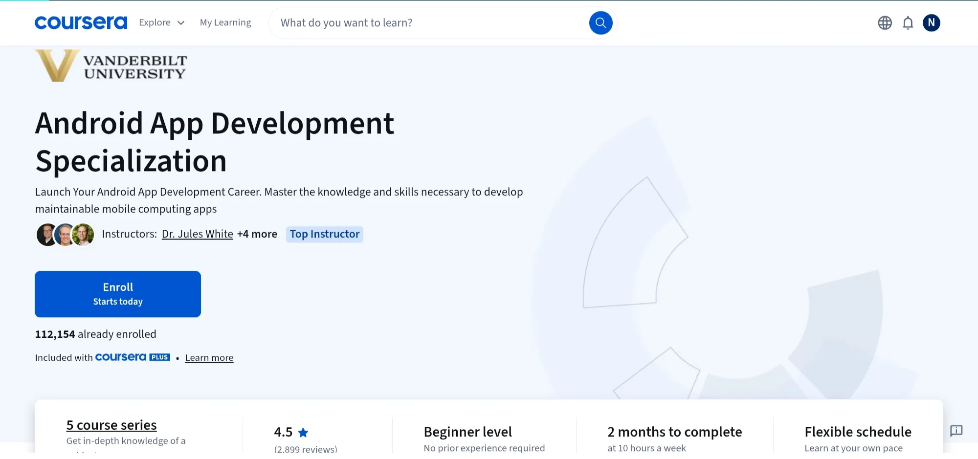 Android App Development Specialization