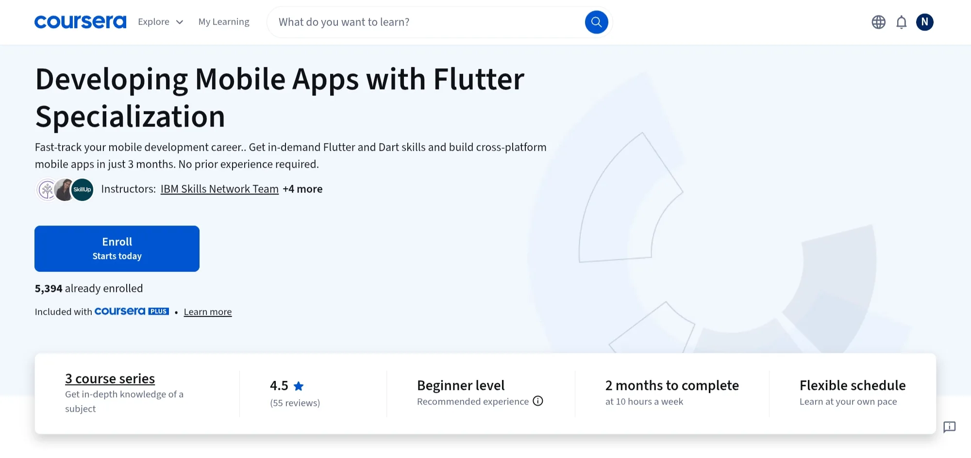 Developing Mobile Apps with Flutter Specialization