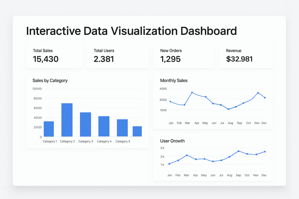 Interactive Data Visualization Dashboard Interactive Data Visualization Dashboard