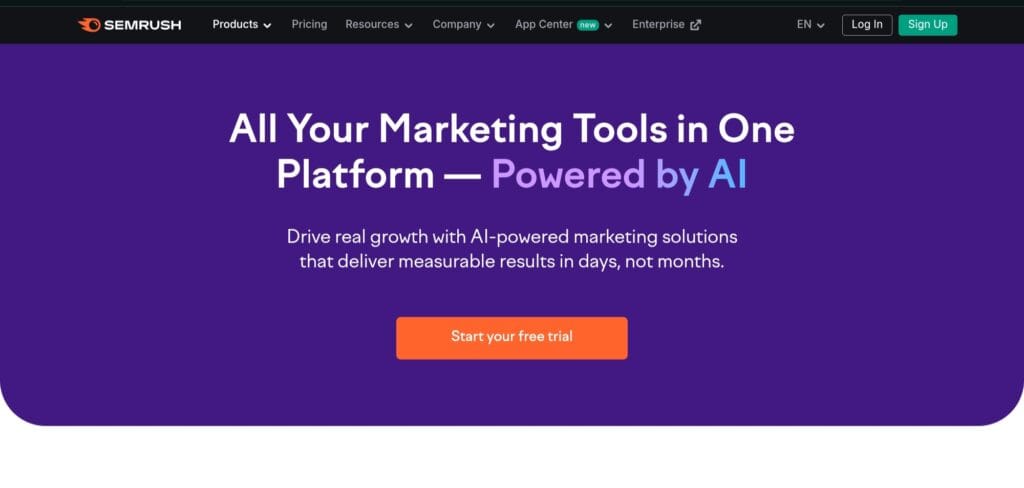 Semrush Web Analytics