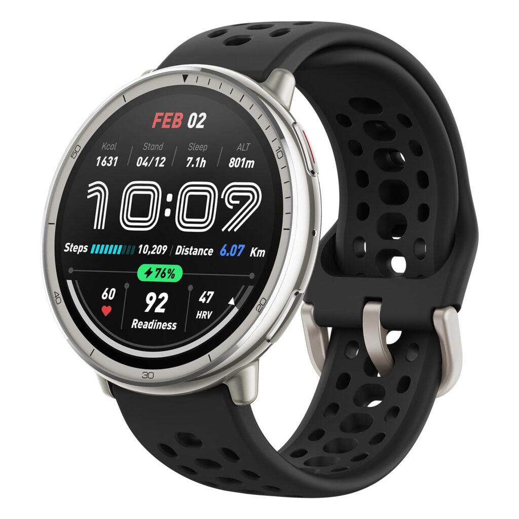 Amazfit Active 2 – Best for Outdoor Fitness Enthusiasts & Accurate Tracking