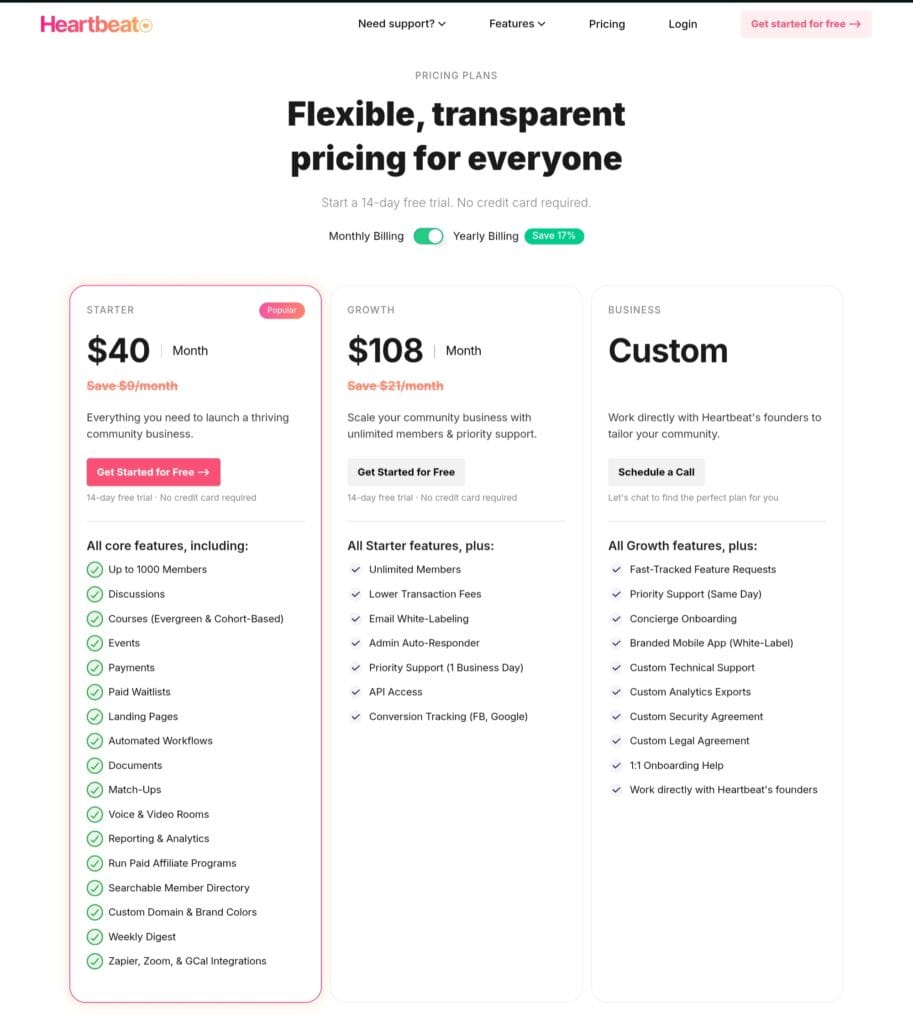 Heartbeat Pricing Heartbeat Pricing