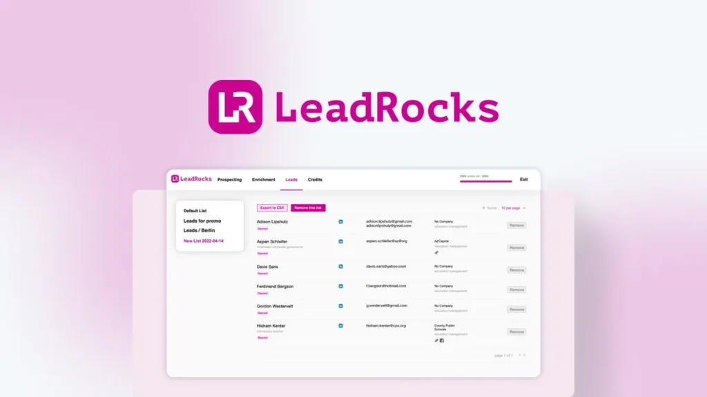 Lead Rocks