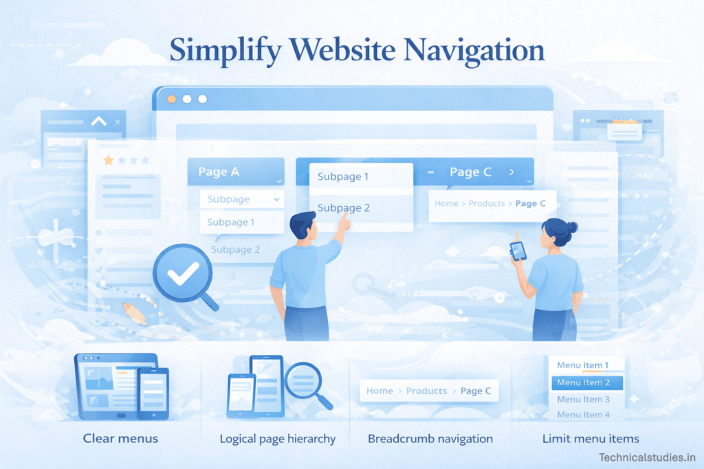 Simplify Website Navigation
