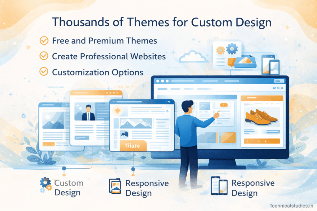 Thousands of Themes for Custom Design