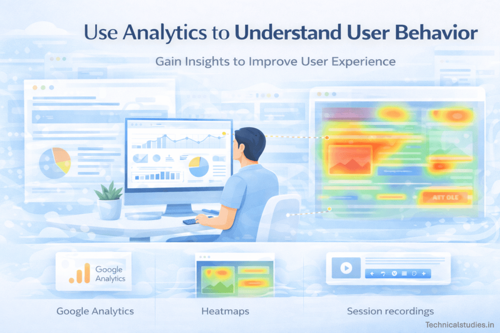 Use Analytics to understand user Behavior