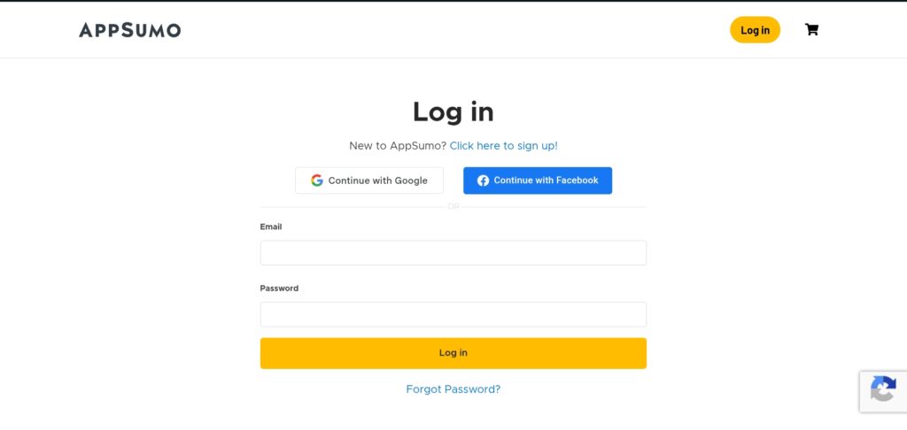 AppSumo Login Page AppSumo Login Page