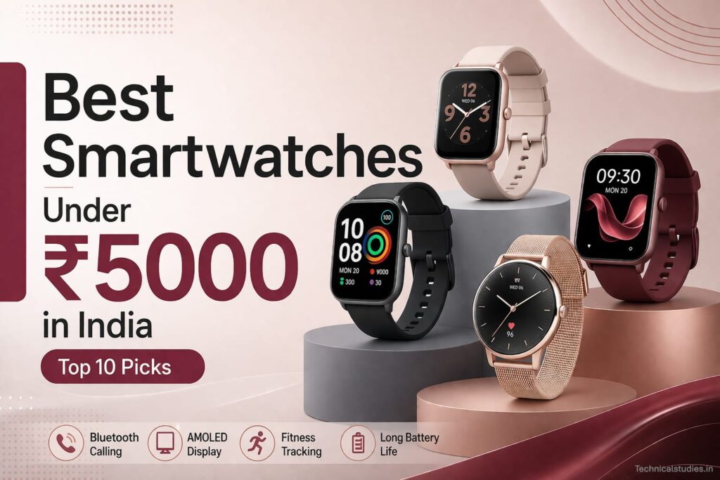 Best Smartwatches Under ₹5000 in India