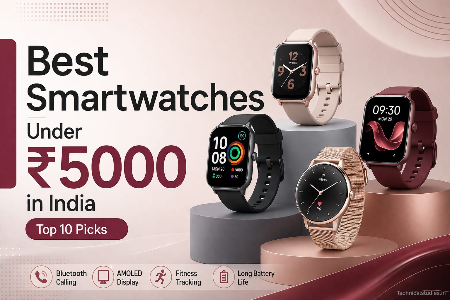 Best Smartwatches Under ₹5000 in India