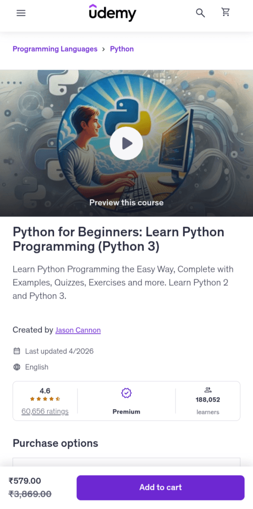 Python For Beginners, Learn Python Programming