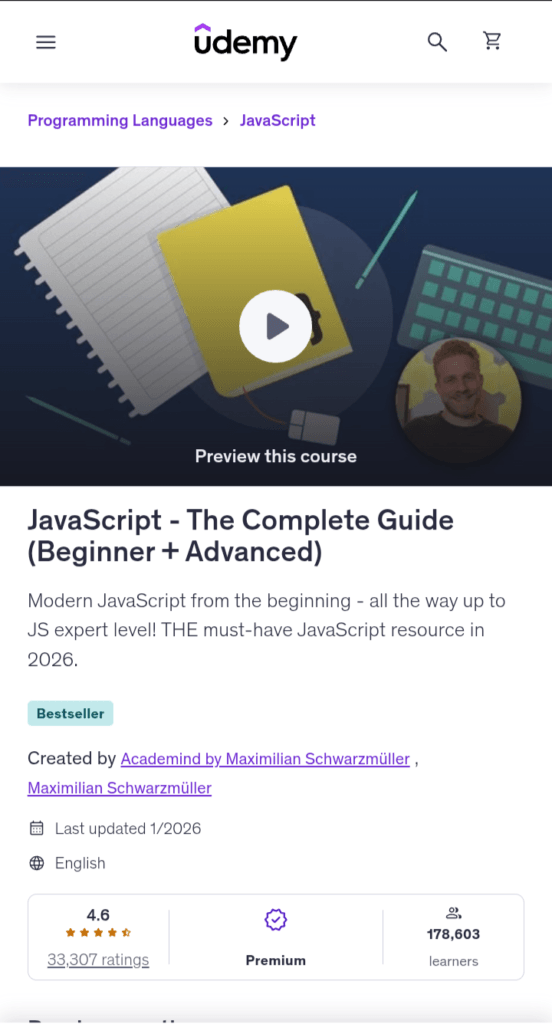 javascript - the complete guide