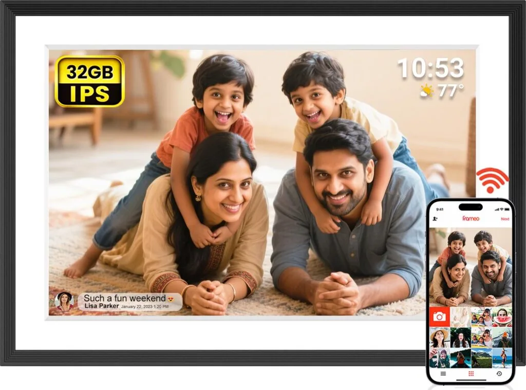 Akimart 32GB 10.1 Inch Digital Photo Frame