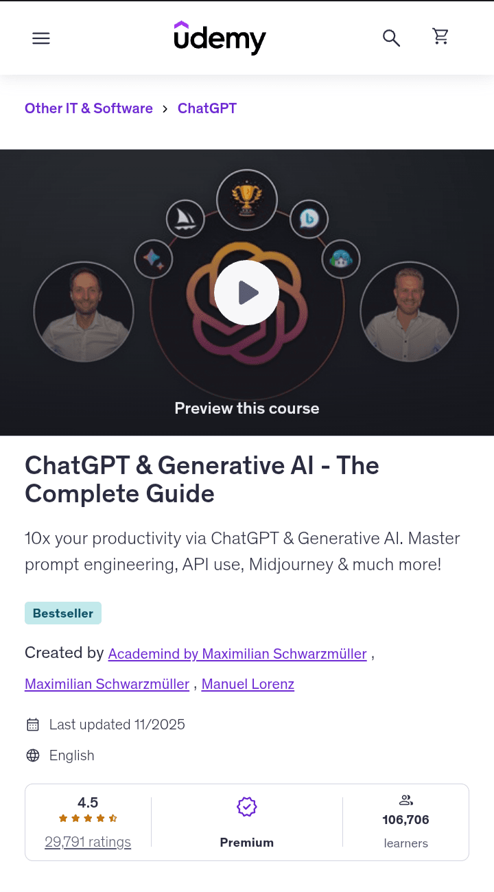 ChatGPT and Generative AI - The Complete Guide