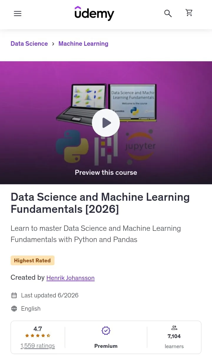 Data Science and Machine Learning Fundamentals Data Science and Machine Learning Fundamentals